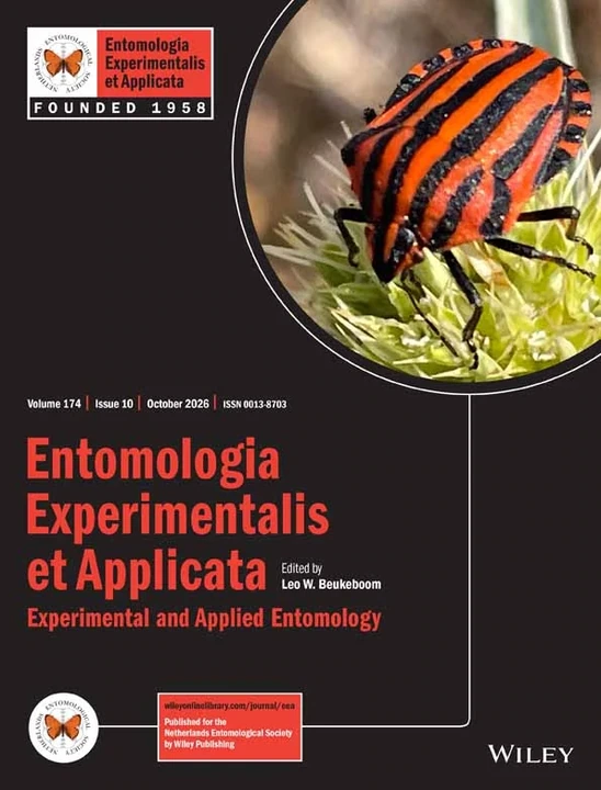 ENTOMOLOGIA EXPERIMENTALIS ET APPLICATA 期刊封面