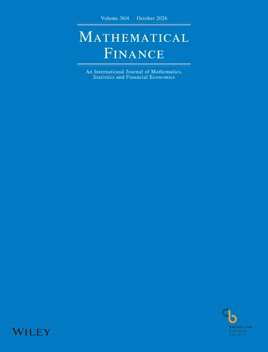 MATHEMATICAL FINANCE 期刊封面