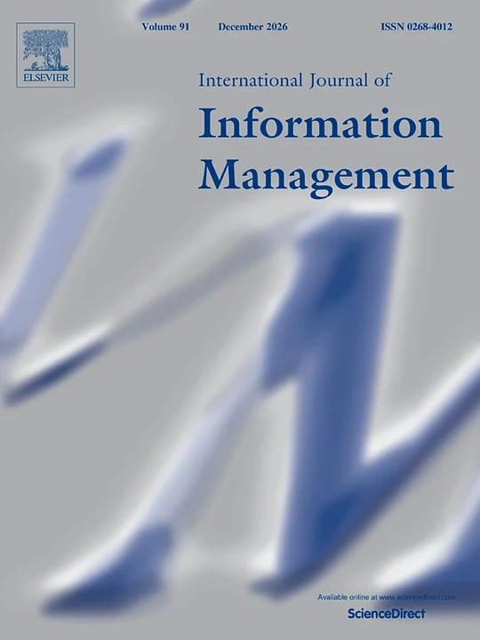 INTERNATIONAL JOURNAL OF INFORMATION MANAGEMENT journal cover