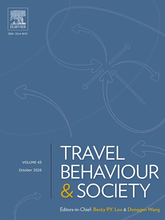 Travel Behaviour and Society journal cover