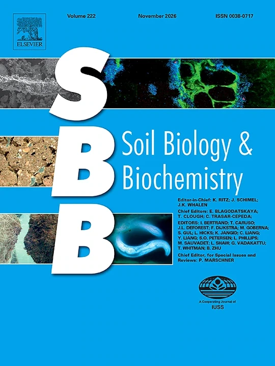 SOIL BIOLOGY & BIOCHEMISTRY journal cover