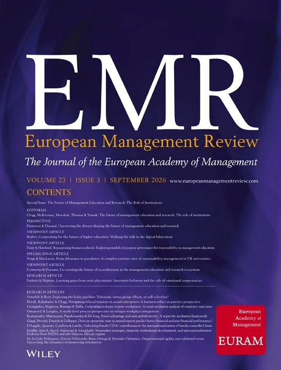 European Management Review journal cover