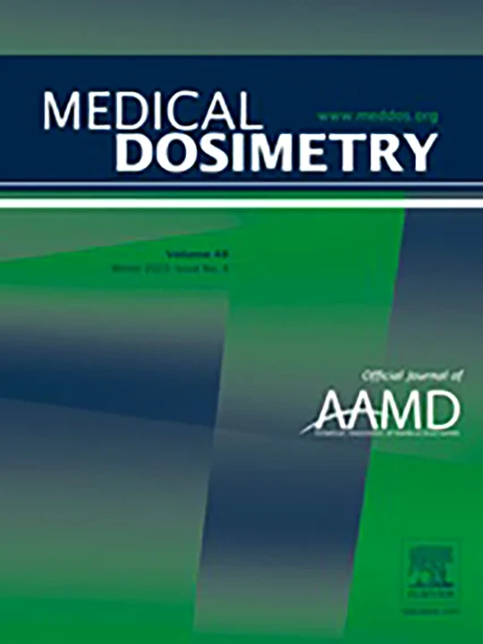 Medical Dosimetry journal cover