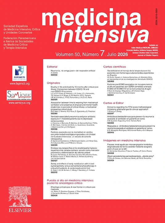 Medicina Intensiva journal cover