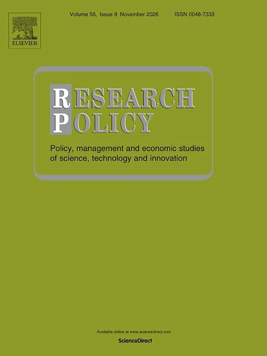 RESEARCH POLICY journal cover