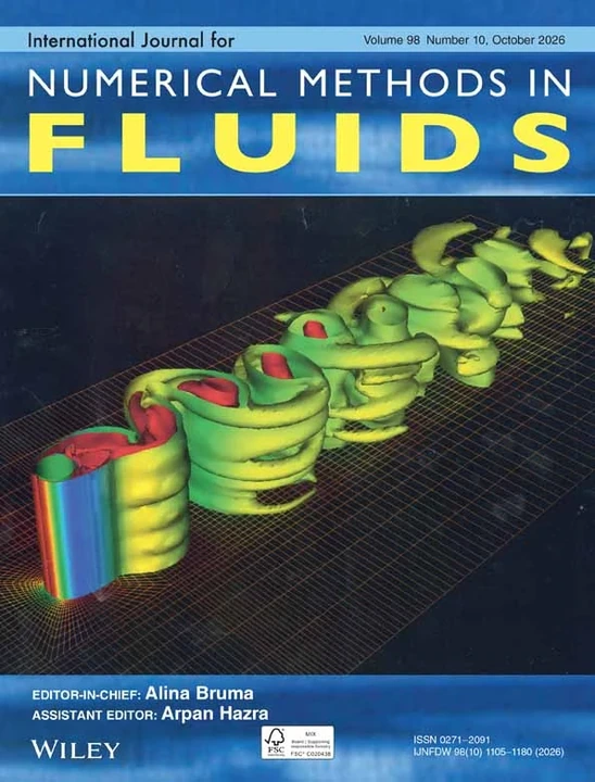 INTERNATIONAL JOURNAL FOR NUMERICAL METHODS IN FLUIDS journal cover