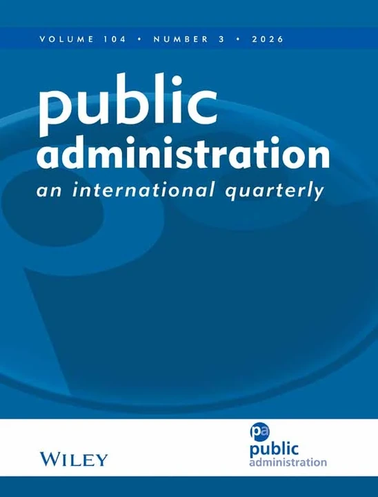 PUBLIC ADMINISTRATION journal cover