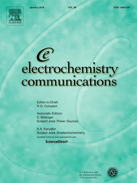 ELECTROCHEMISTRY COMMUNICATIONS journal cover
