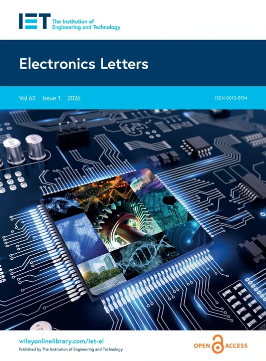 ELECTRONICS LETTERS 期刊封面