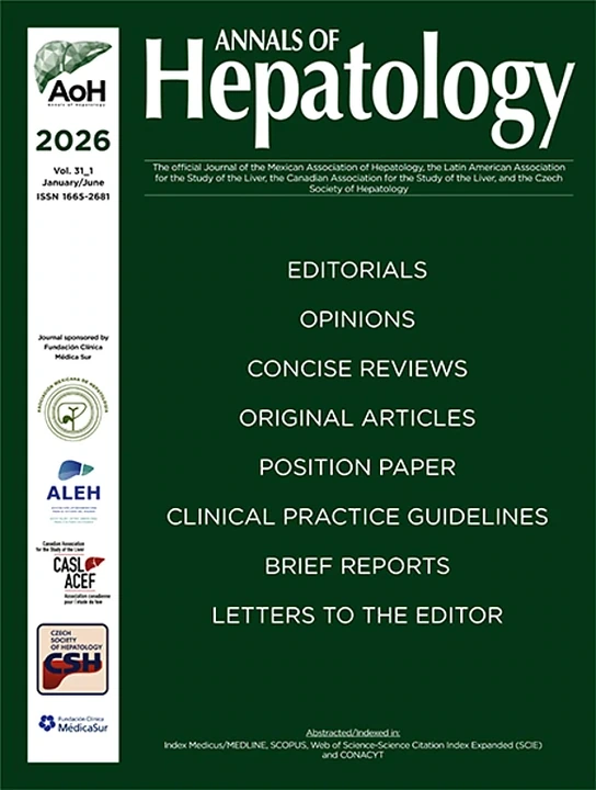 Annals of Hepatology journal cover