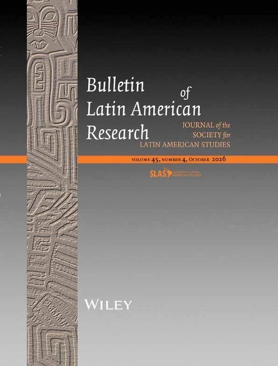 Bulletin of Latin American Research journal cover