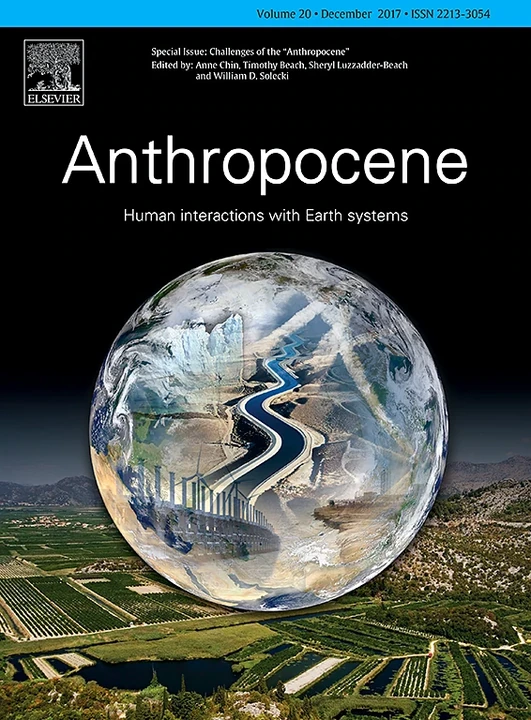 Anthropocene 期刊封面