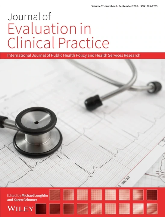 JOURNAL OF EVALUATION IN CLINICAL PRACTICE journal cover