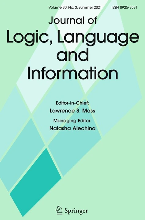 Journal of Logic Language and Information journal cover