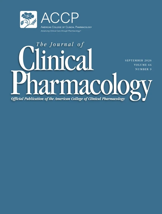 JOURNAL OF CLINICAL PHARMACOLOGY 期刊封面