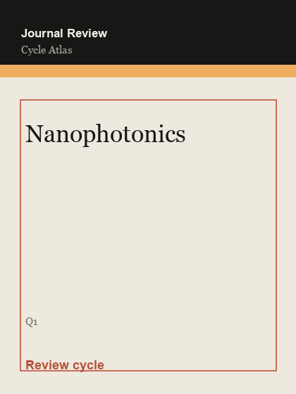 Nanophotonics 临时占位封面