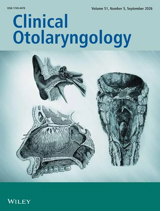 CLINICAL OTOLARYNGOLOGY journal cover