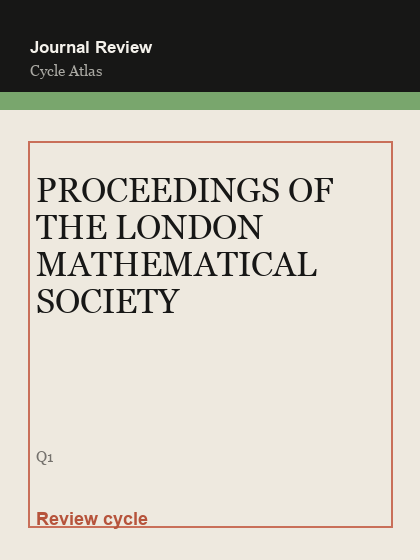 PROCEEDINGS OF THE LONDON MATHEMATICAL SOCIETY 临时占位封面
