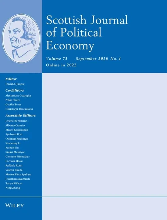 SCOTTISH JOURNAL OF POLITICAL ECONOMY journal cover