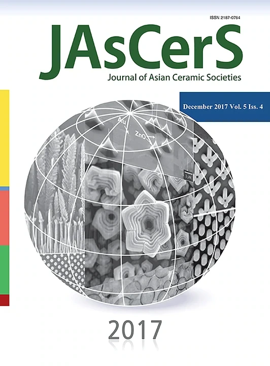 Journal of Asian Ceramic Societies 期刊封面