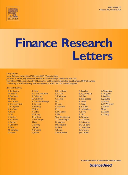 Finance Research Letters journal cover