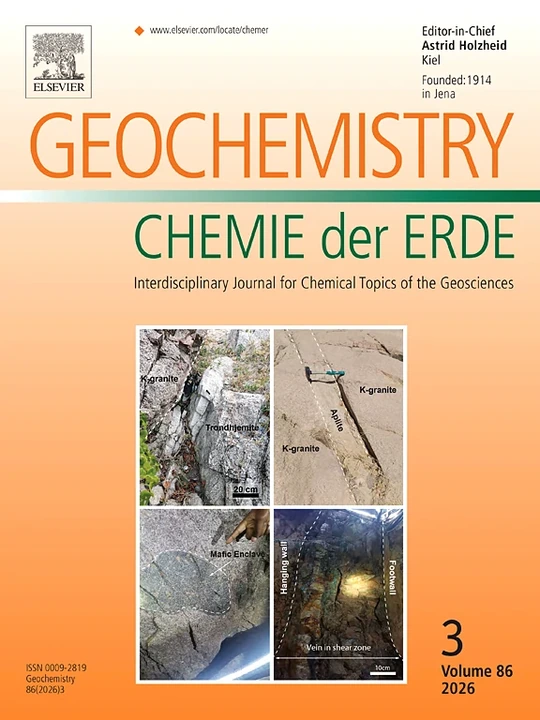 Geochemistry 期刊封面