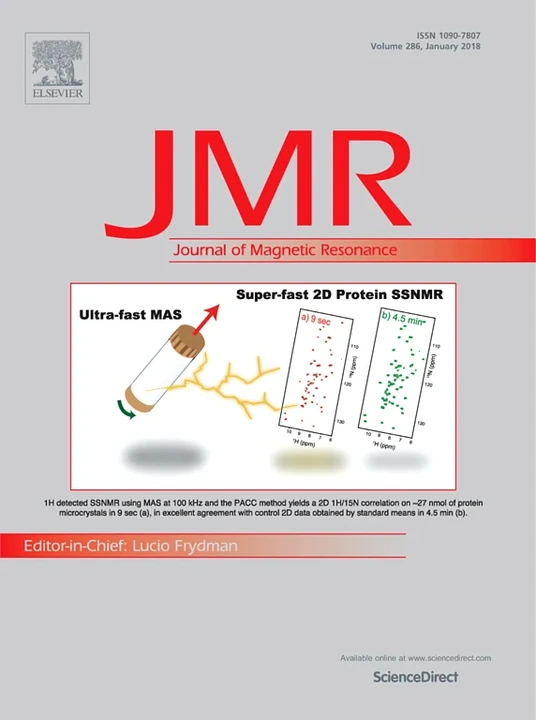 JOURNAL OF MAGNETIC RESONANCE journal cover