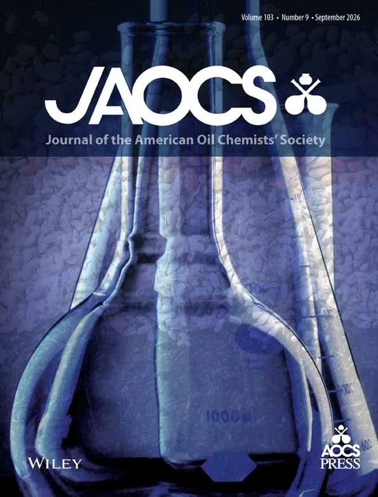 JOURNAL OF THE AMERICAN OIL CHEMISTS SOCIETY 期刊封面