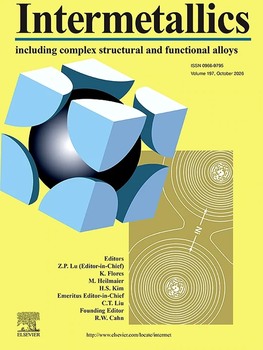 INTERMETALLICS journal cover