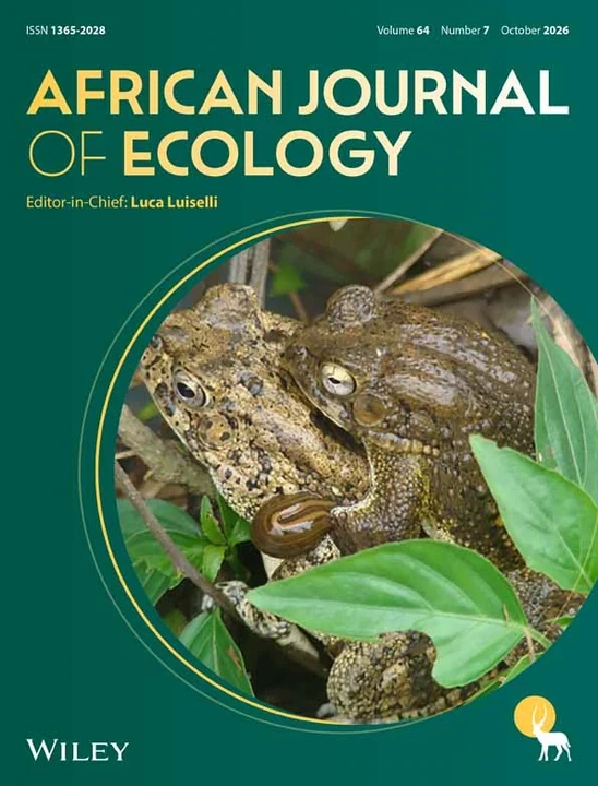 AFRICAN JOURNAL OF ECOLOGY journal cover