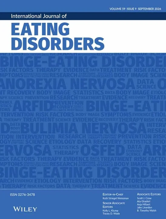 INTERNATIONAL JOURNAL OF EATING DISORDERS 期刊封面