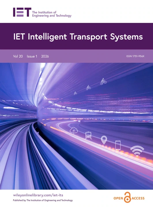 IET Intelligent Transport Systems 期刊封面