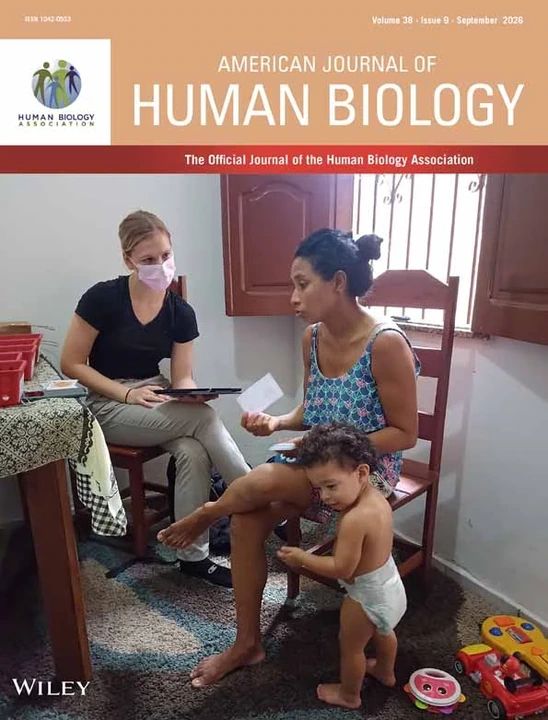 AMERICAN JOURNAL OF HUMAN BIOLOGY journal cover