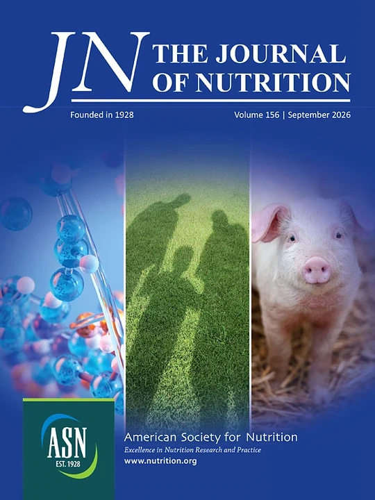 JOURNAL OF NUTRITION journal cover