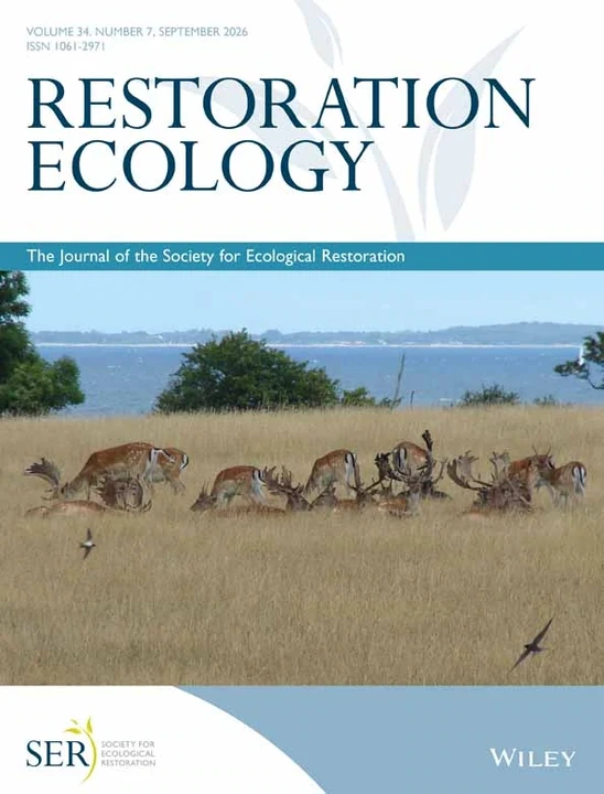 RESTORATION ECOLOGY 期刊封面