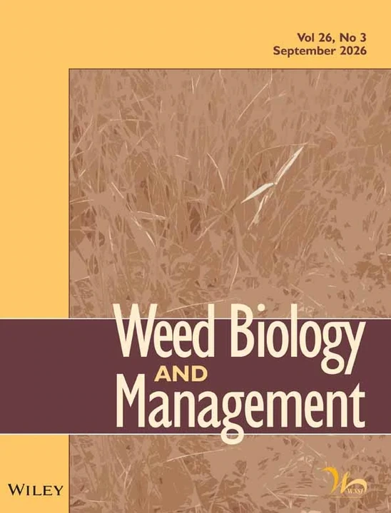 WEED BIOLOGY AND MANAGEMENT journal cover