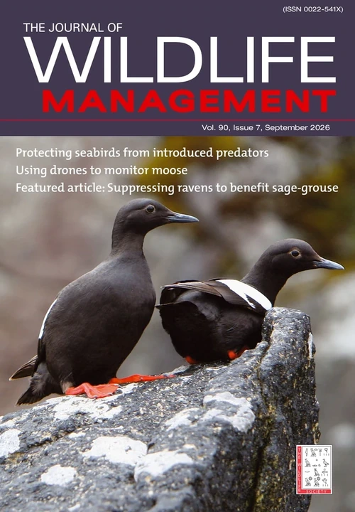 JOURNAL OF WILDLIFE MANAGEMENT 期刊封面