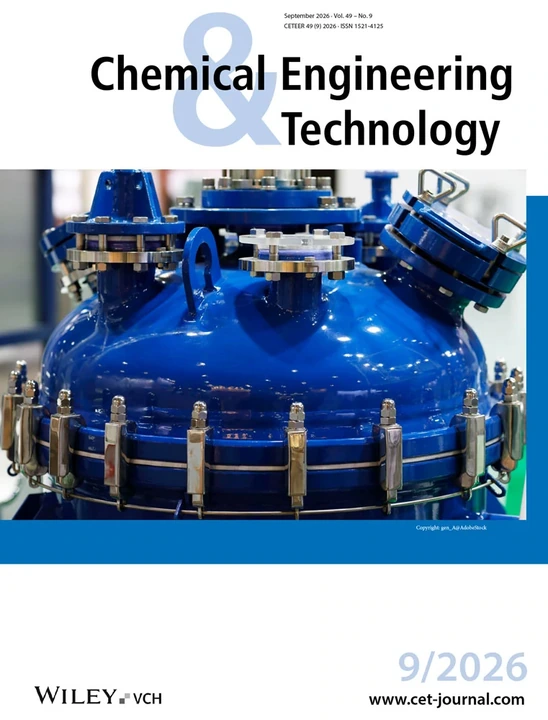CHEMICAL ENGINEERING & TECHNOLOGY journal cover