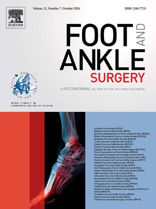 Foot and Ankle Surgery journal cover