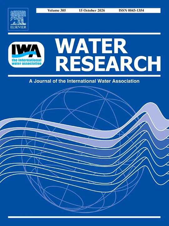 WATER RESEARCH journal cover