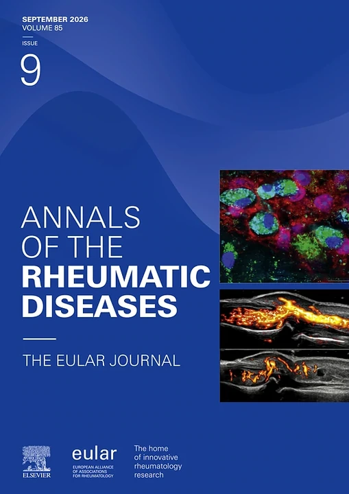 ANNALS OF THE RHEUMATIC DISEASES 期刊封面