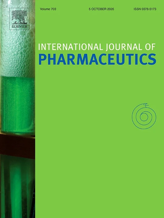 International Journal of Pharmaceutics 期刊封面