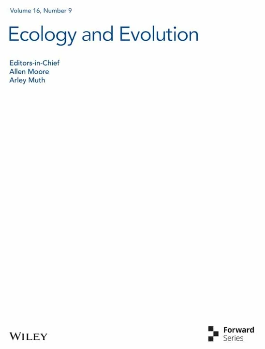 Ecology and Evolution journal cover