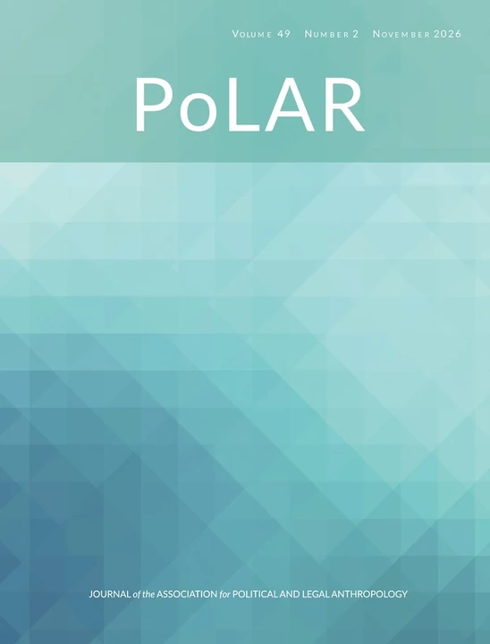 Polar-Political and Legal Anthropology Review journal cover