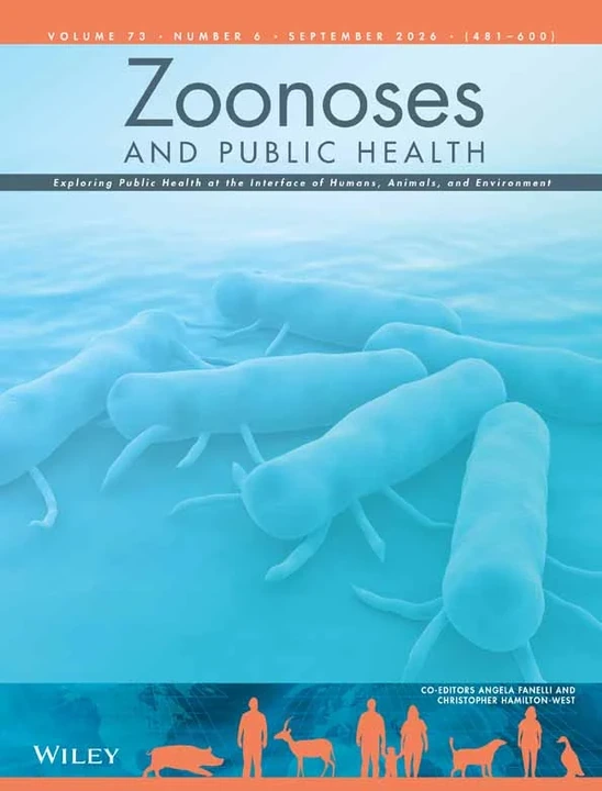 Zoonoses and Public Health journal cover