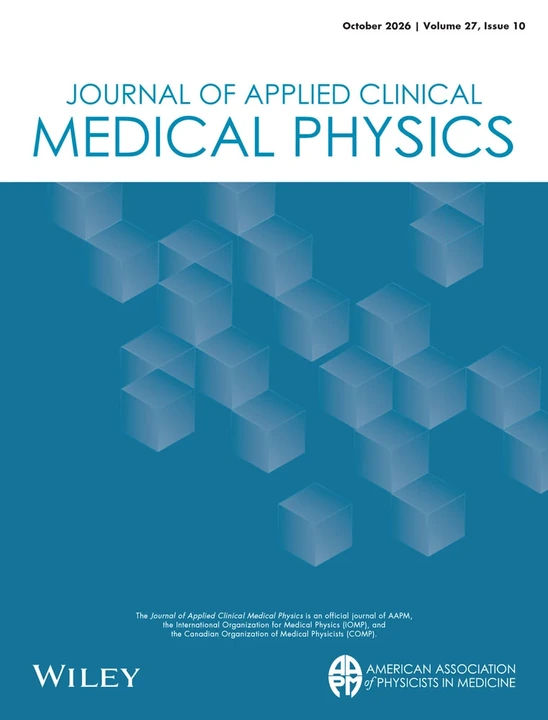 Journal of Applied Clinical Medical Physics journal cover