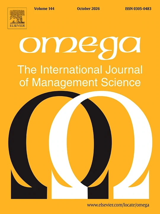 OMEGA-INTERNATIONAL JOURNAL OF MANAGEMENT SCIENCE journal cover