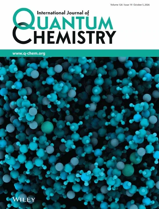 INTERNATIONAL JOURNAL OF QUANTUM CHEMISTRY journal cover
