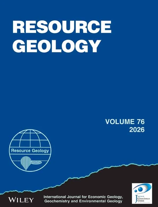 RESOURCE GEOLOGY journal cover