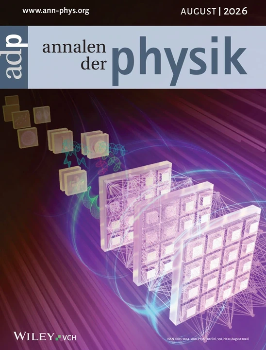 ANNALEN DER PHYSIK 期刊封面